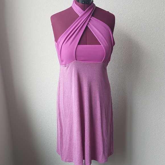 Purple Halter Sundress - Picture 2 of 6